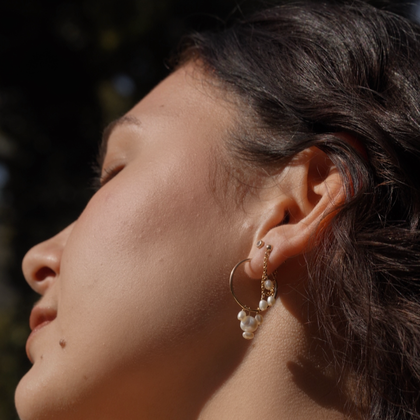 Grace Pearl Earrings - Jewels By Divine