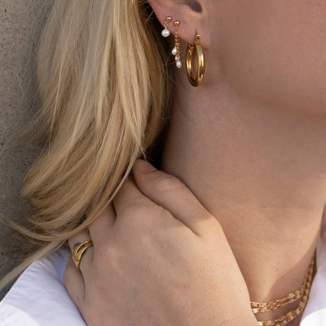 Grace Pearl Earrings - Jewels By Divine