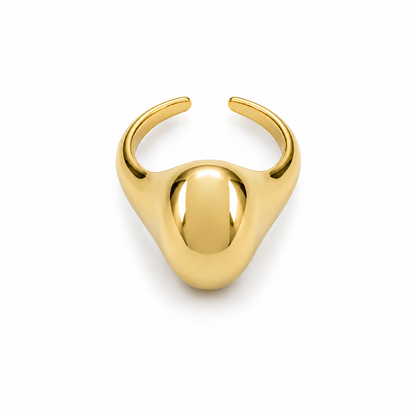 Minimalist Gold Dome Ring