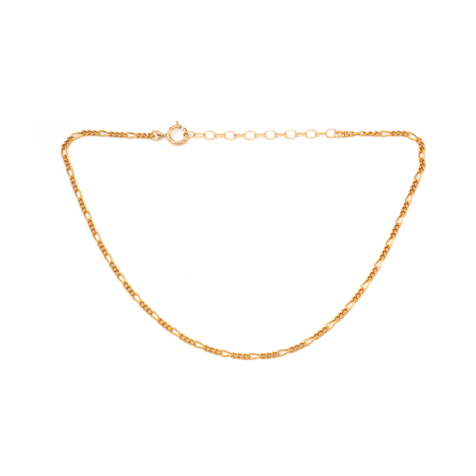 Martha Figaro Anklet - Jewels By Divine