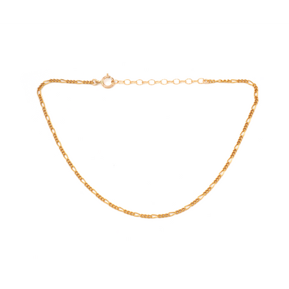 Martha Figaro Anklet - Jewels By Divine