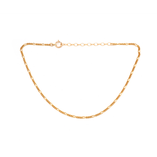 Martha Figaro Anklet - Jewels By Divine